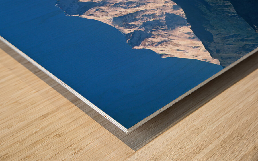 Pakistan. The Karakoram range Wood print