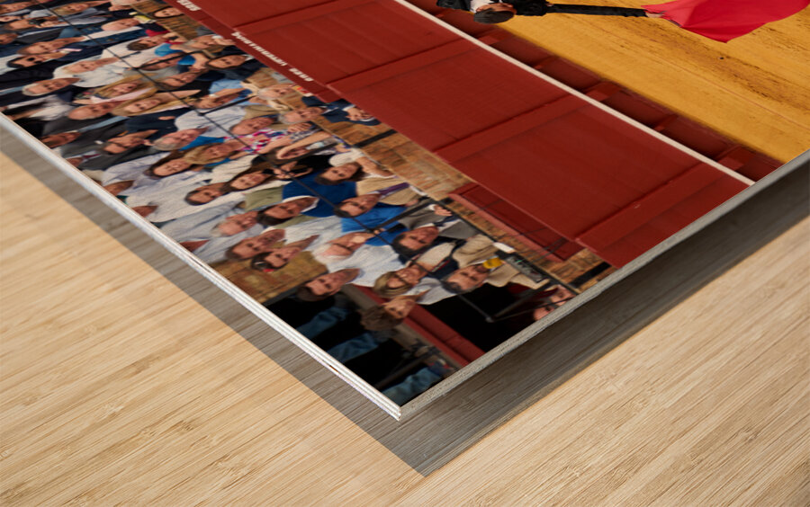 ANDALUSIA SPAIN. Bullfight in Seville Arena Wood print