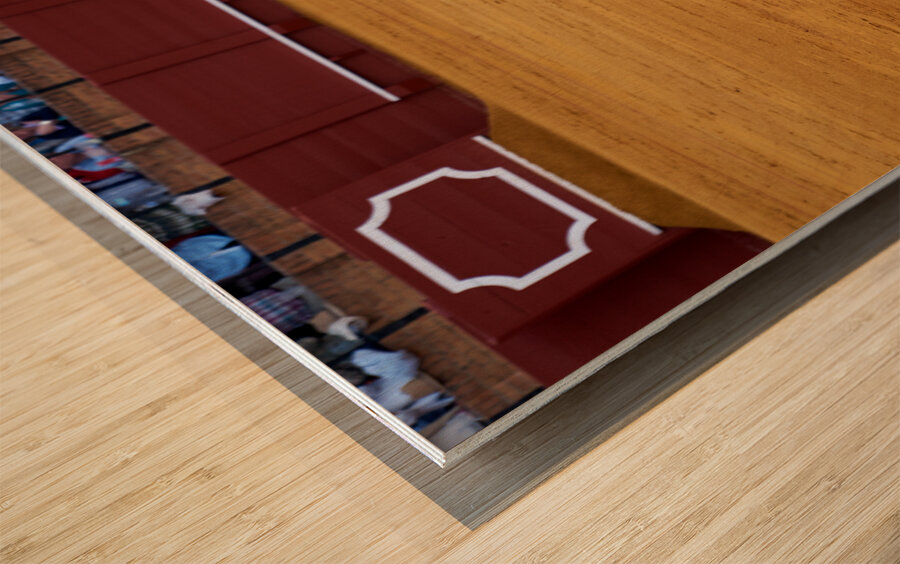 ANDALUSIA SPAIN. Bullfight in Seville Arena Wood print