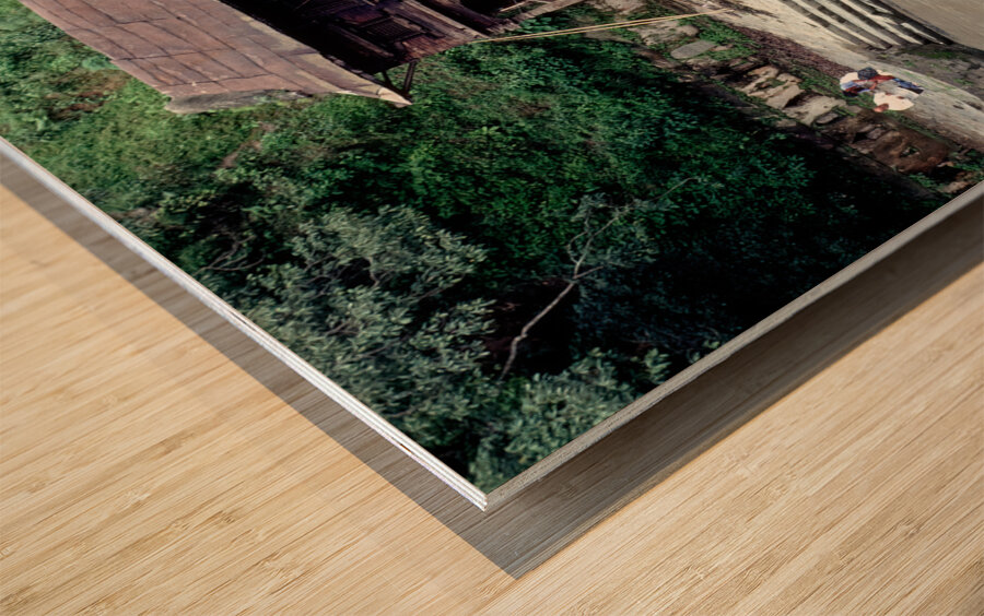 Nepal. Kathmandu. Wood print