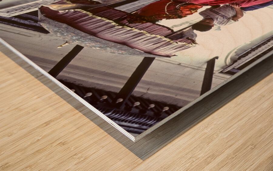 Nepal. Kathmandu. Wood print