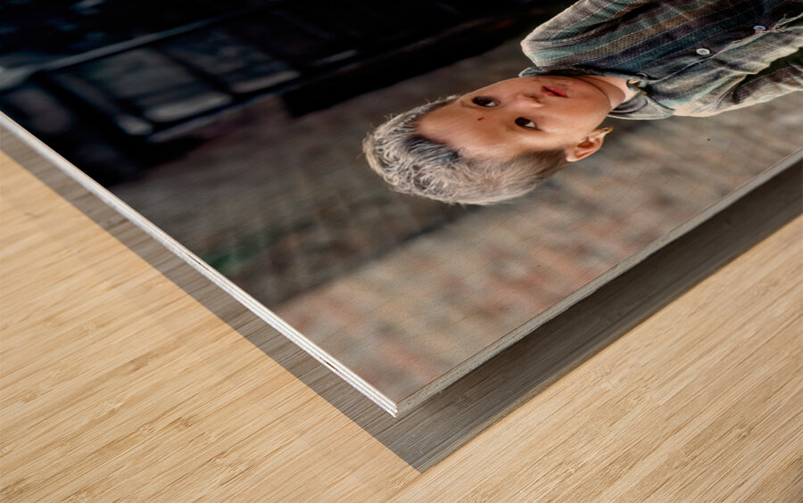 NEPAL Kathmandu Wood print