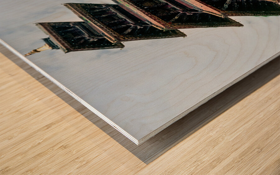 Nepal. Kathmandu. Durbar Square Wood print