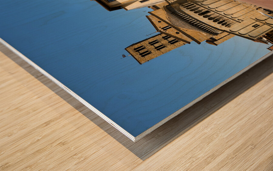 Arezzo Tuscany Italy. Piazza Grande Wood print