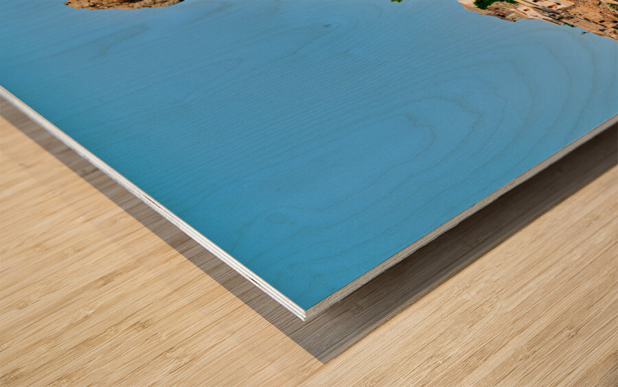 Pentedattilo Calabria Italy. Abandoned ghost town Wood print