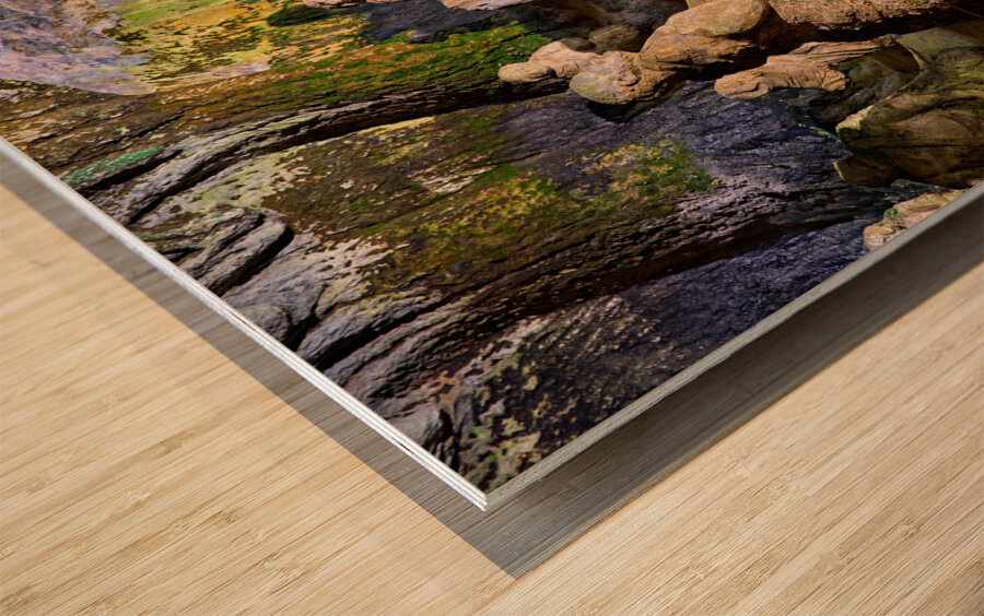 Pizzo Calabro. Calabria Italy. The cave church of Piedigrotta. Wood print