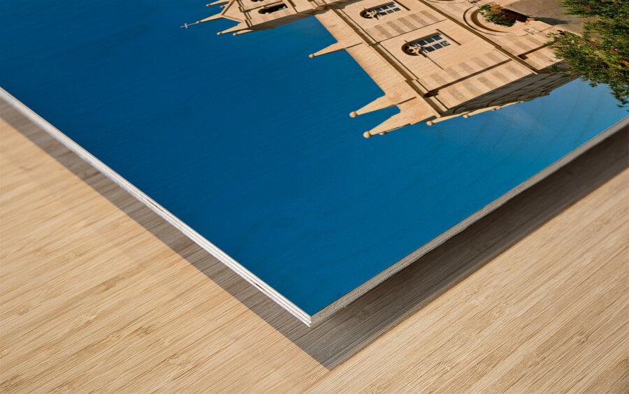 Tropea Calabria Italy. Santa Maria dellIsola Monastery Wood print