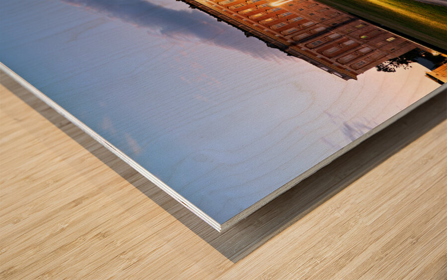 ITALY Caserta. The Royal Palace Wood print