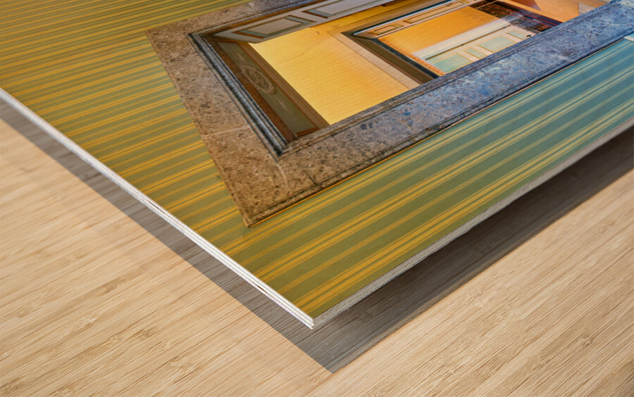 Caserta Campania Italy. The Royal Palace. The apartrment of King Joachim Murat Wood print