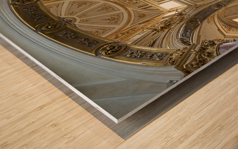 Matera Basilicata Italy. Basilica Pontificia Cattedrale di Maria Santissima della Bruna e SantEustachio Wood print