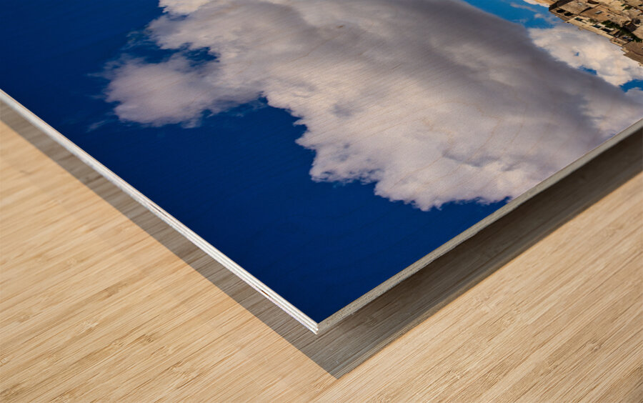 Matera Basilicata Italy. Cityscape. I sassi di Matera Wood print