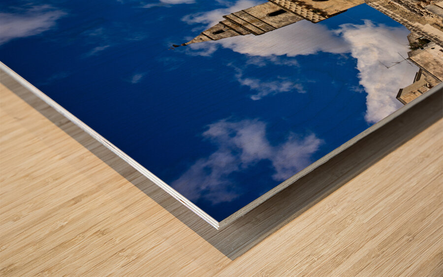 Matera Basilicata Italy. Church of Saint Peter Barisano Wood print