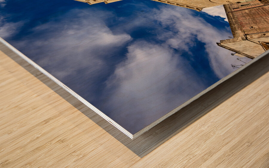 Matera Basilicata Italy. Basilica Pontificia Cattedrale di Maria Santissima della Bruna e SantEustachio Wood print