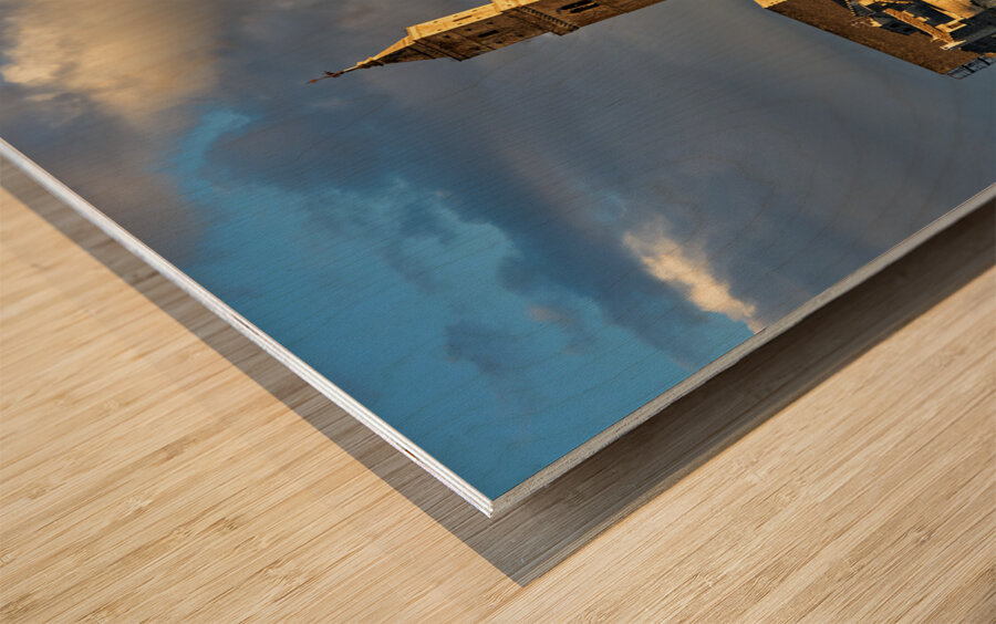 Matera Basilicata Italy. Cityscape. I sassi di Matera Wood print