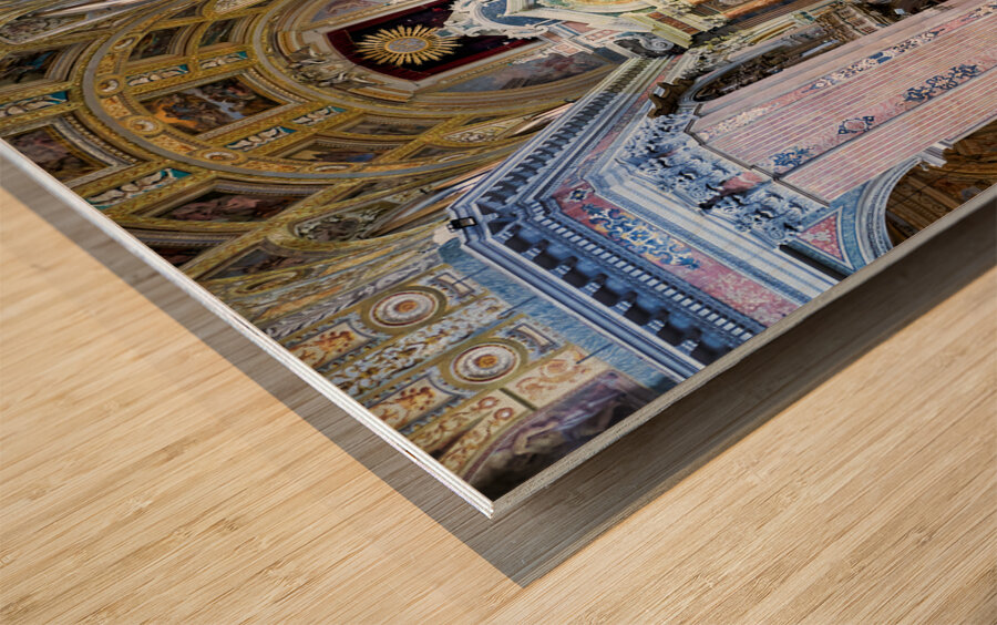 Gesu Nuovo New Jesus is the name of a baroque church in Naples Campania Italy. Wood print