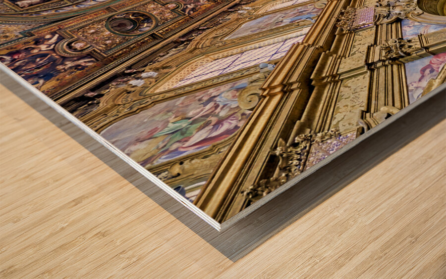 Naples Campania Italy. San Gregorio Armeno St. Gregory of Armenia is a church and a monastery Wood print