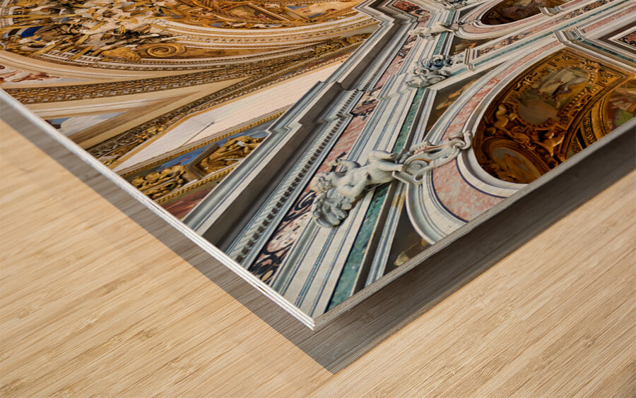 Naples Campania Italy. The Certosa di San Martino Charterhouse of St. Martin is a former monastery complex now a museum Wood print