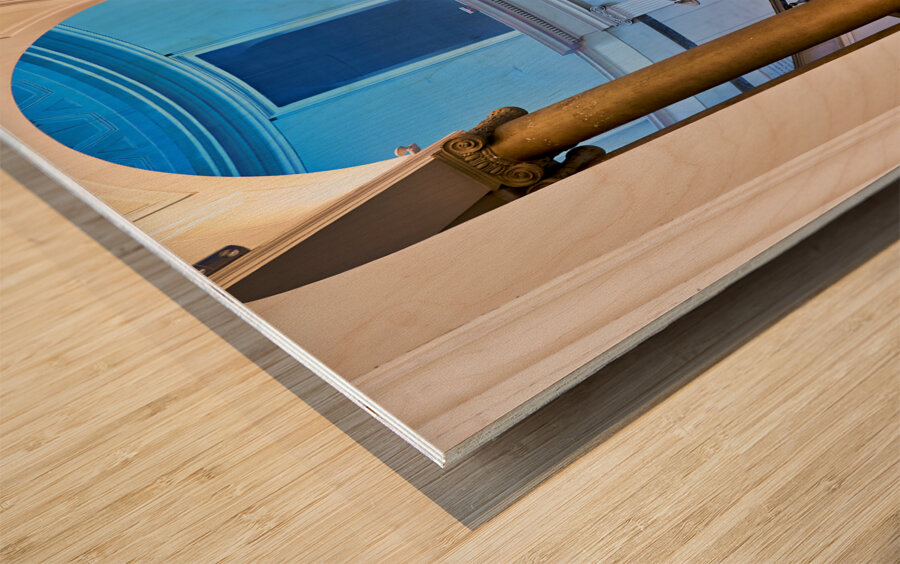 Naples Campania Italy. The National Archaeological Museum of Naples Museo Archeologico Nazionale di Napoli Wood print