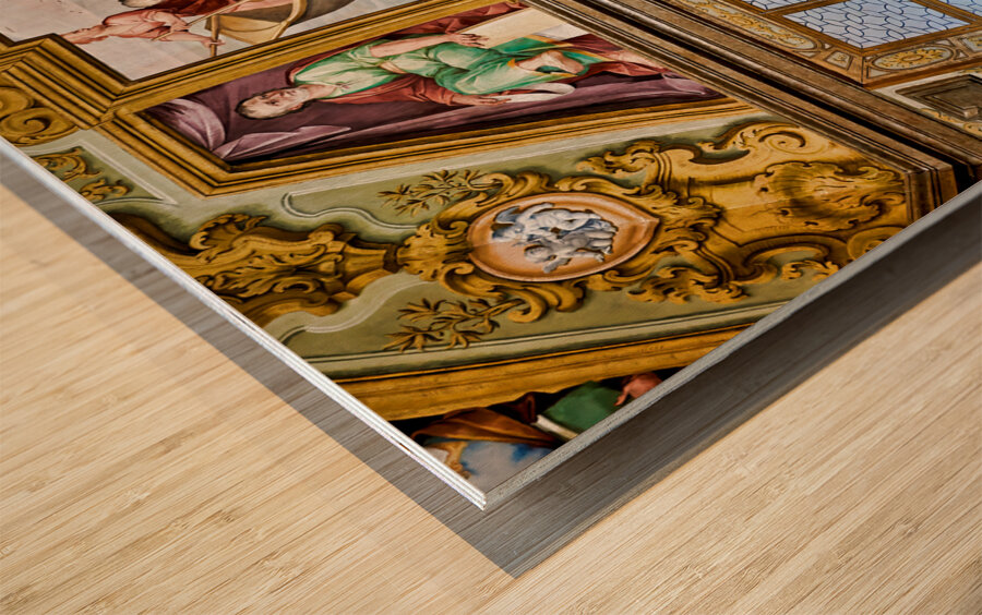 Naples Campania Italy. The Certosa di San Martino Charterhouse of St. Martin is a former monastery complex now a museum Wood print