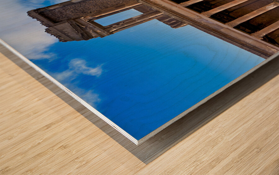 Naples Campania Italy. Pompeii was an ancient Roman city Wood print