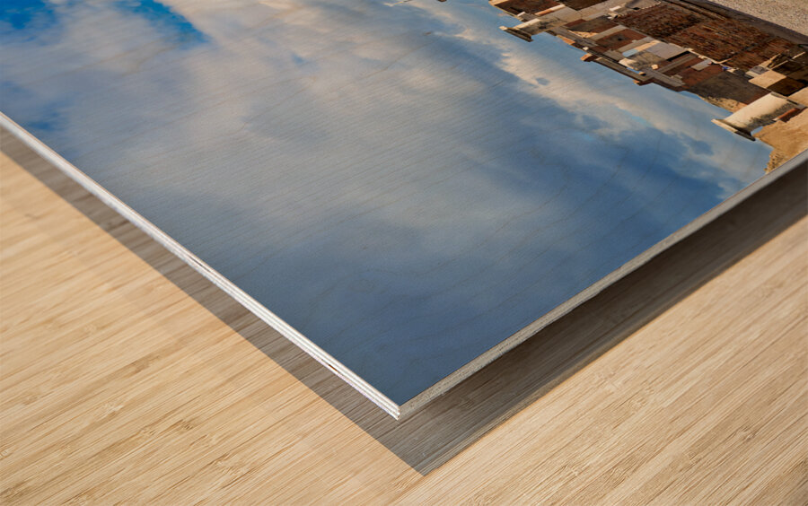 Naples Campania Italy. Pompeii was an ancient Roman city Wood print