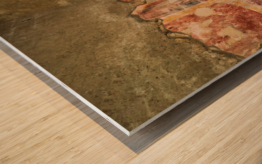 Naples Campania Italy. Pompeii was an ancient Roman city Wood print