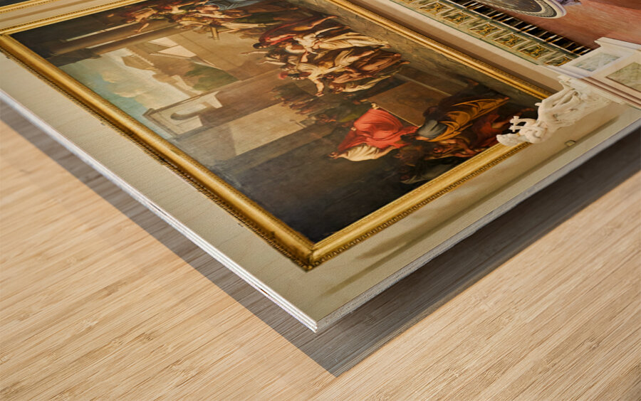 Naples Campania Italy. Museo di Capodimonte is an art museum located in the Palace of Capodimonte Wood print