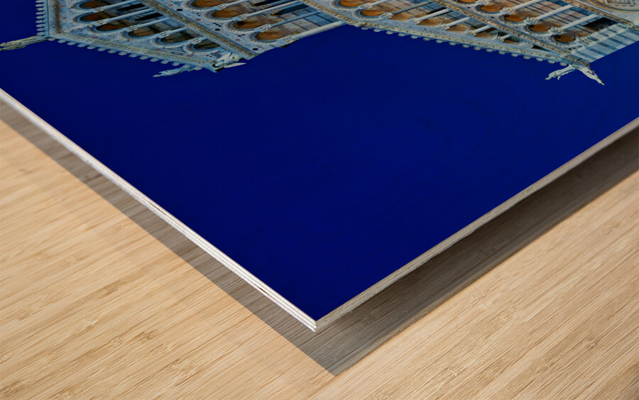 Pisa Tuscany Italy. Piazza dei Miracoli Square of Miracles. The Cathedral at sunset Wood print