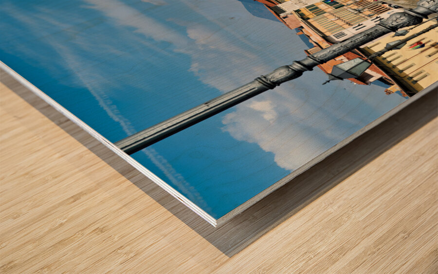 Pisa Tuscany Italy. The Arno river Wood print