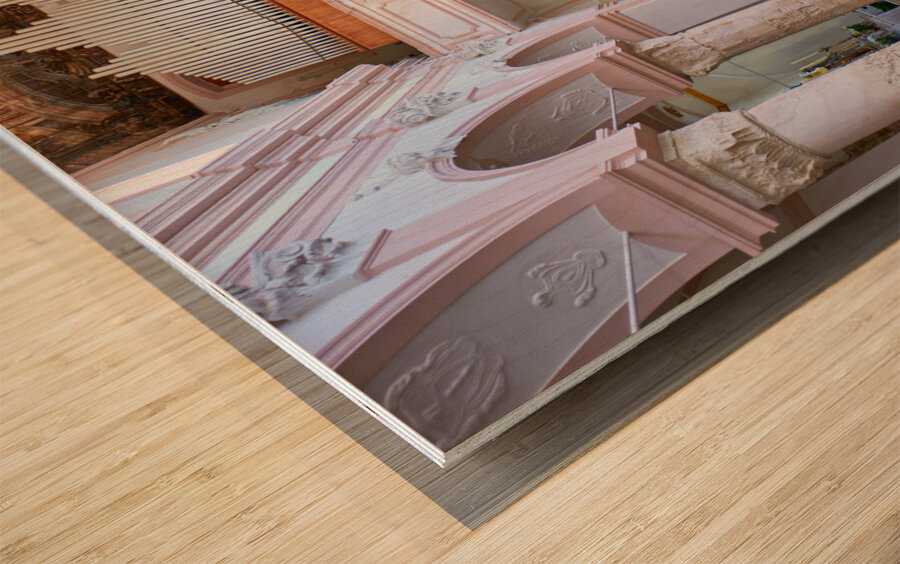 Vieste Gargano. Apulia Puglia Italy. The Cathedral Wood print