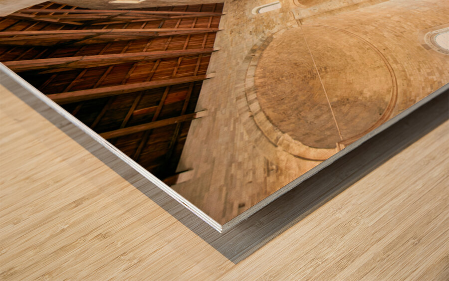 Apulia Puglia Italy. Trani. Basilica Cattedrale Beata Maria Vergine Assunta dedicated to Saint Nicholas Wood print