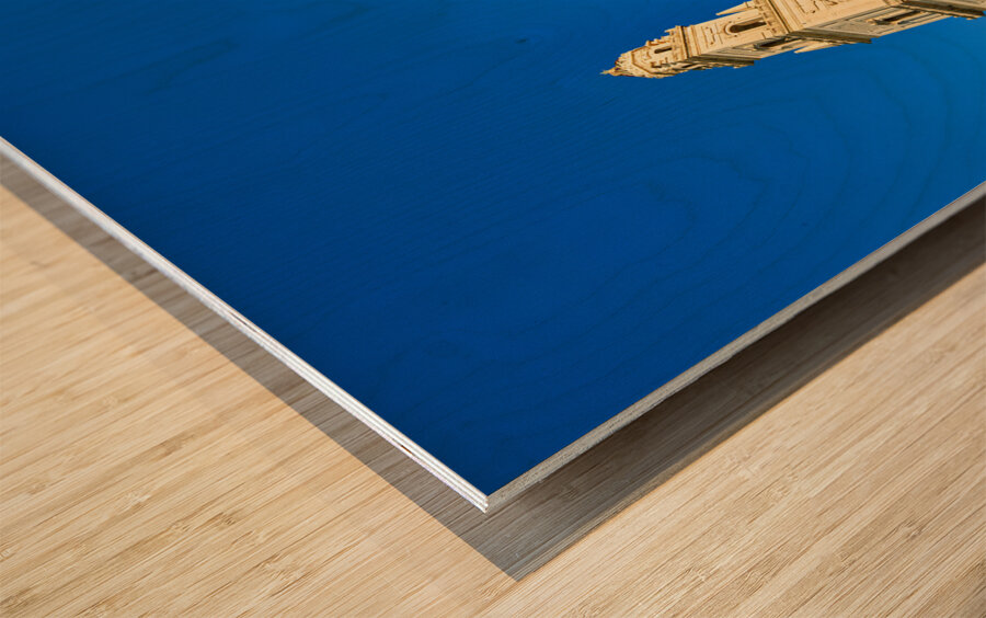 Apulia Puglia Salento Italy. Lecce. Cathedral Maria Santissima Assunta and Saint Orontius Wood print