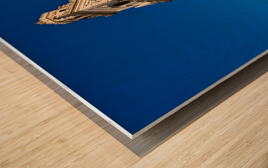 Apulia Puglia Salento Italy. Lecce. Cathedral Maria Santissima Assunta and Saint Orontius Wood print