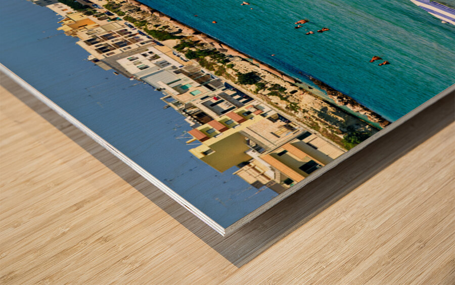 Apulia Puglia Salento. Italy. Otranto. The beach Wood print