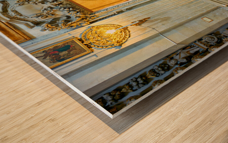 Apulia Puglia Salento Italy. Lecce. Santa Chiara church Wood print