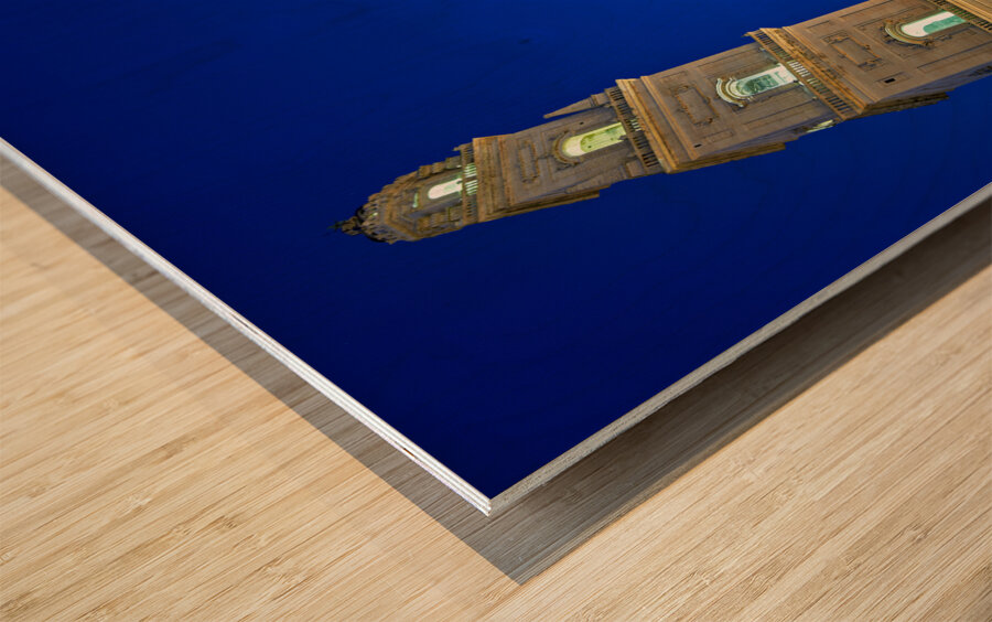 Apulia Puglia Salento Italy. Lecce. Cathedral Maria Santissima Assunta and Saint Orontius Wood print