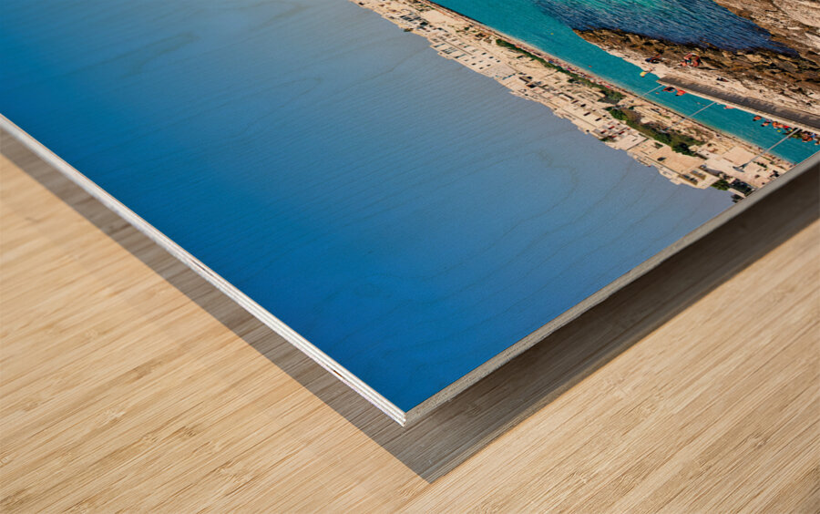 Apulia Puglia Salento. Italy. Otranto. The beach Wood print