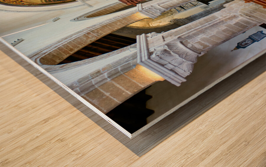 Salento. Apulia Puglia Italy. Nardò. The Cathedral Wood print