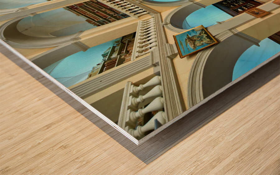 Salento. Apulia Puglia Italy. Gallipoli. Civic Museum Emanuele Barba Wood print