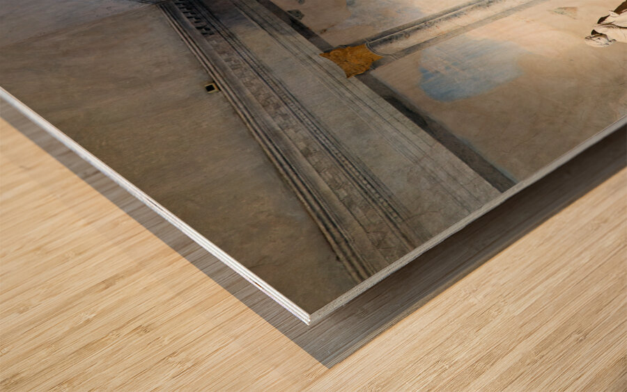 Rome Lazio Italy. The Galleria Nazionale dArte Antica or National Gallery of Ancient Art an art museum in Palazzo Barberini Wood print