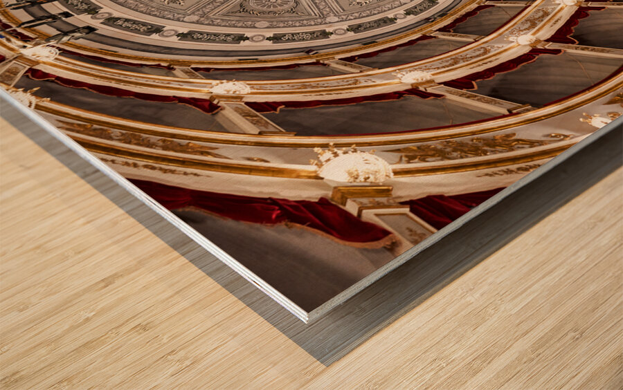 Teatro theater Tina di Lorenzo Noto Sicily Italy Wood print