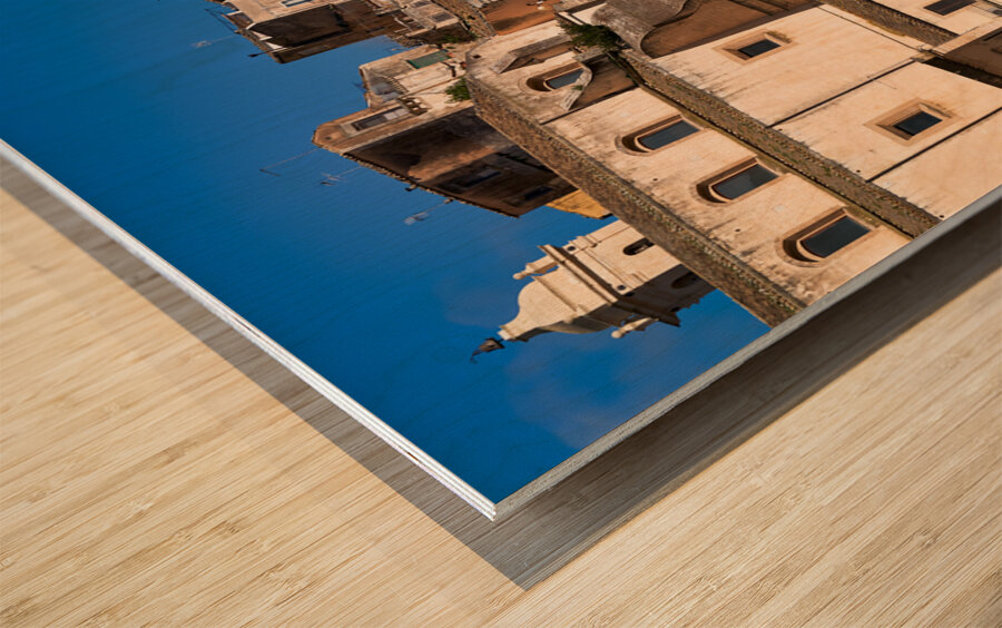 The old houses of Ragusa Ibla Sicily Italy Wood print