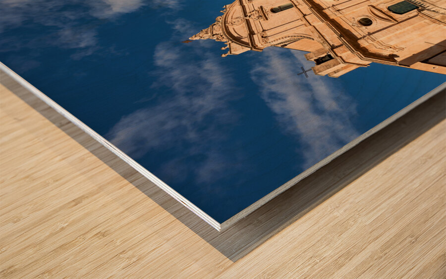 Chiesa Madre S. Bartolomeo. Ispica Sicily Italy Wood print