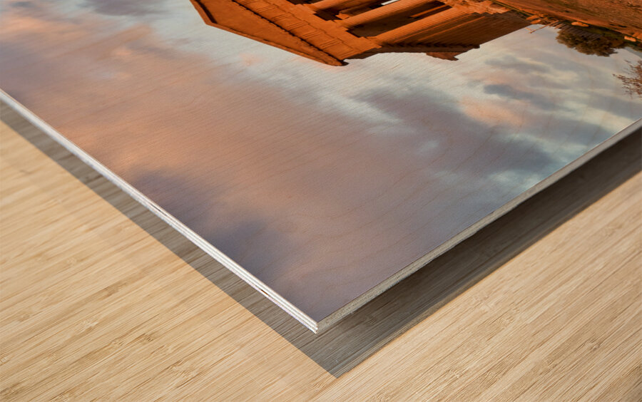 Temple of Concordia Tempio della Concordia. Valle dei Templi Valley of the Temples. Agrigento Sicily Italy Wood print