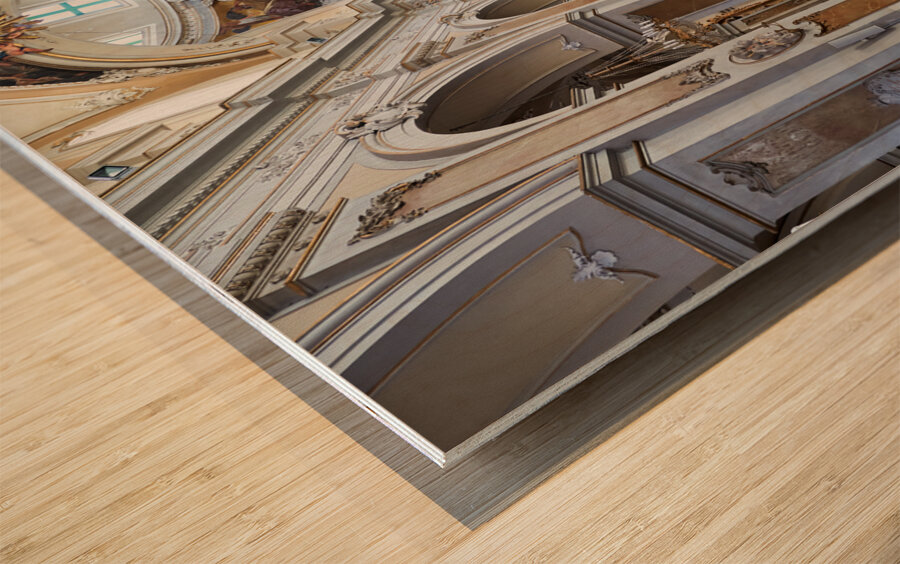 Basilica della Collegiata. Catania Sicily Italy Wood print