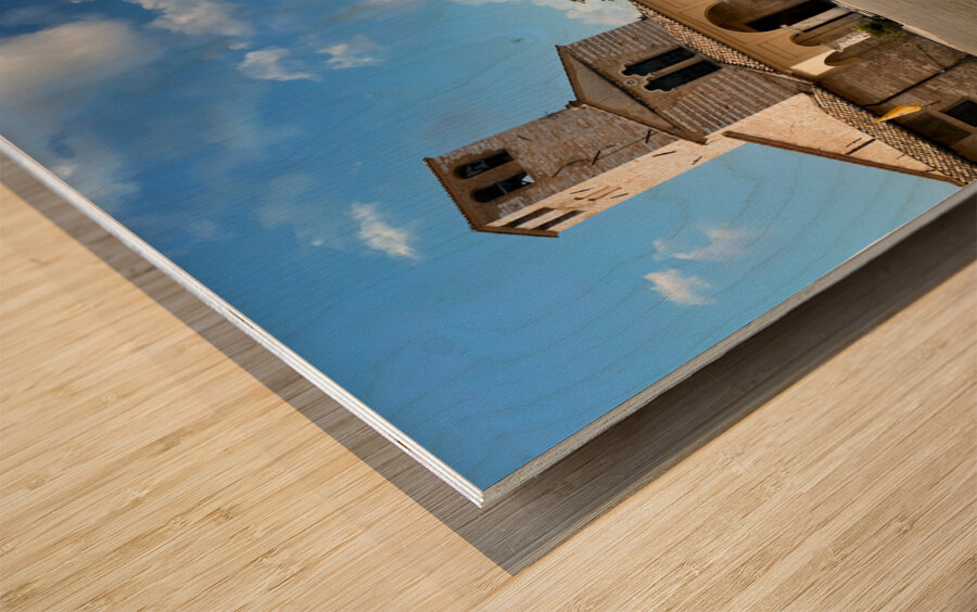 Foligno Umbria Italy. The church of Santa Maria Infraportas Wood print