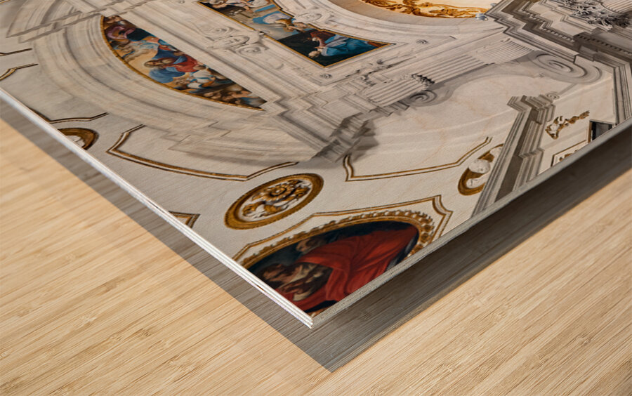 Spoleto Umbria Italy. The Cathedral Wood print