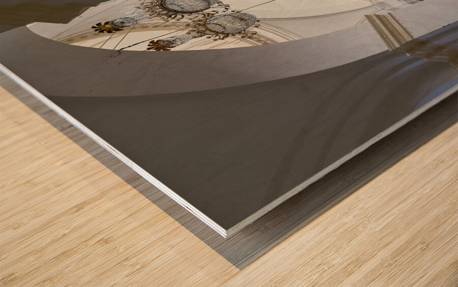 Spoleto Umbria Italy. The Cathedral Wood print