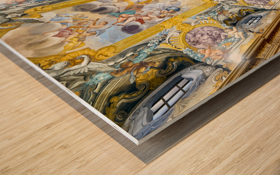 Todi Umbria Italy. Chiesa della Nunziatina Nunziatina Church Wood print