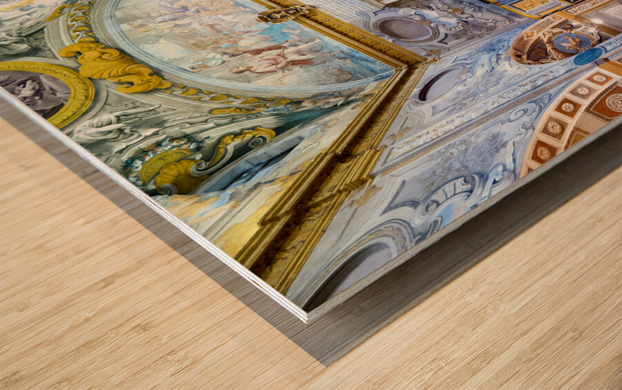 Todi Umbria Italy. Chiesa della Nunziatina Nunziatina Church Wood print